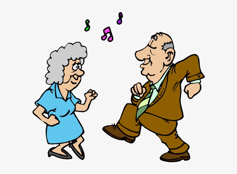 Elderly - Old Couple Dancing Clipart, transparent png #7788322