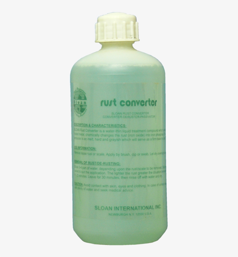Rust Converter Converts Rust On Any Thing Made Of Ferrous - Plastic Bottle, transparent png #7788506