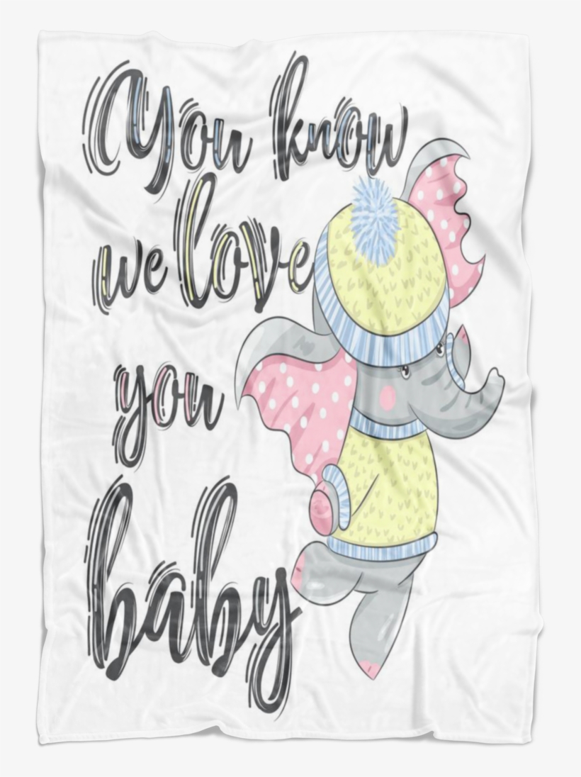 Elephant Girl Blanket - Curtain, transparent png #7789736