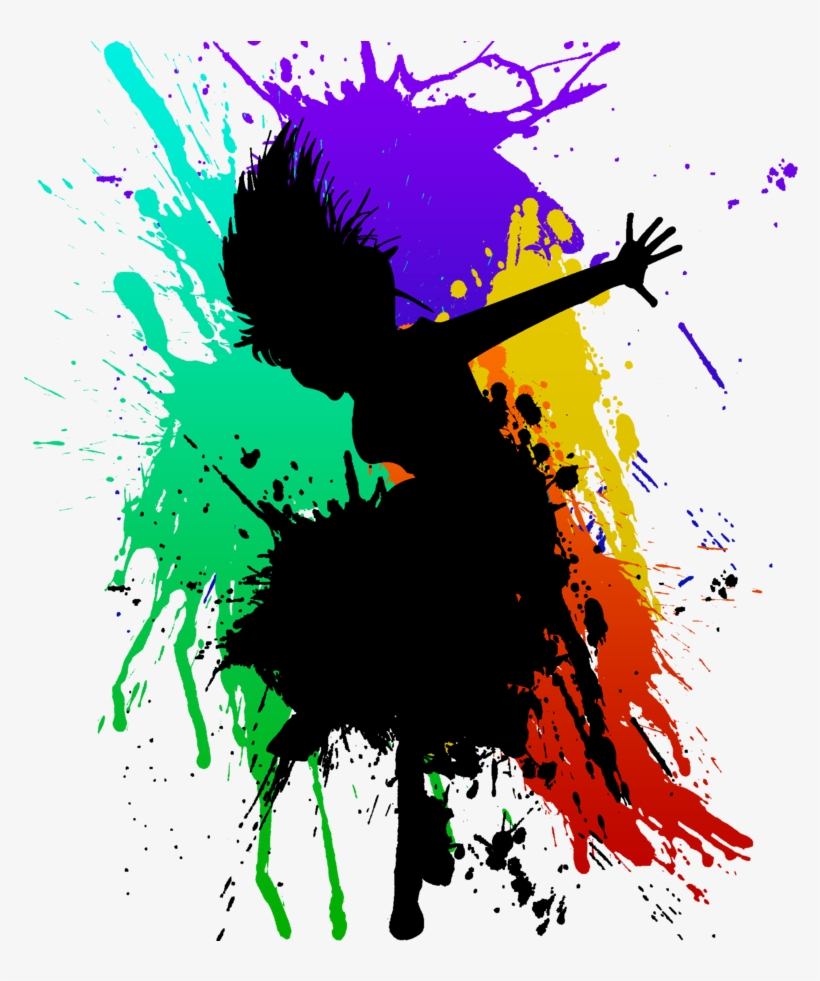 Toronto Line Dance Salsa Art - Splatter Dance Paint Png, transparent png #7789825