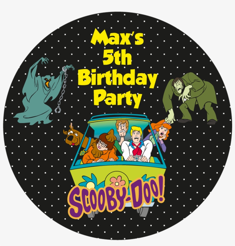 Scooby Doo Party Box Stickers - Scooby Doo, transparent png #7789832