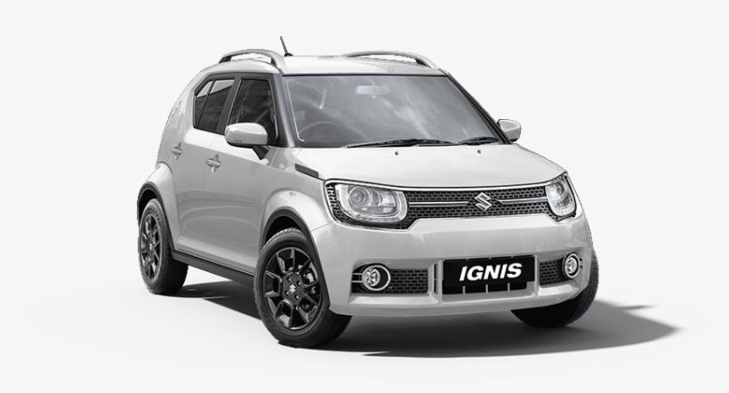 Ignis Car In Pearl Arctic White Color - Hatchback, transparent png #7789919