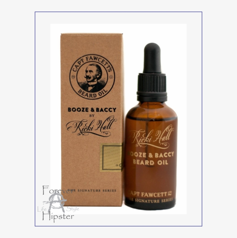 Captain Fawcett's Ricki Hall's Beard Oil - Olio Per Barba, transparent png #7790202