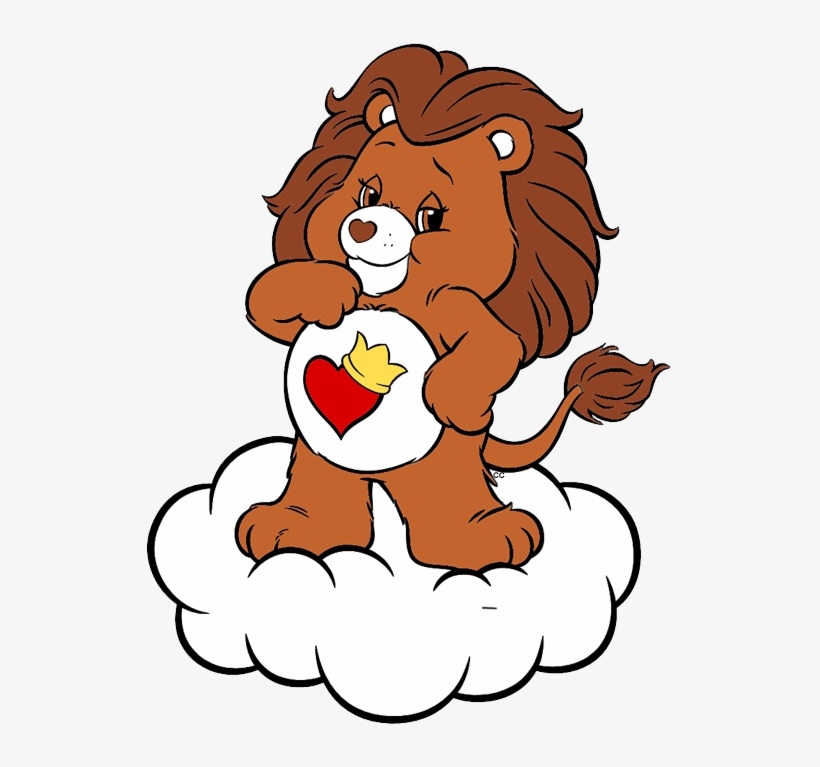 Brave Heart Lion - Lion Heart Care Bears, transparent png #7790267