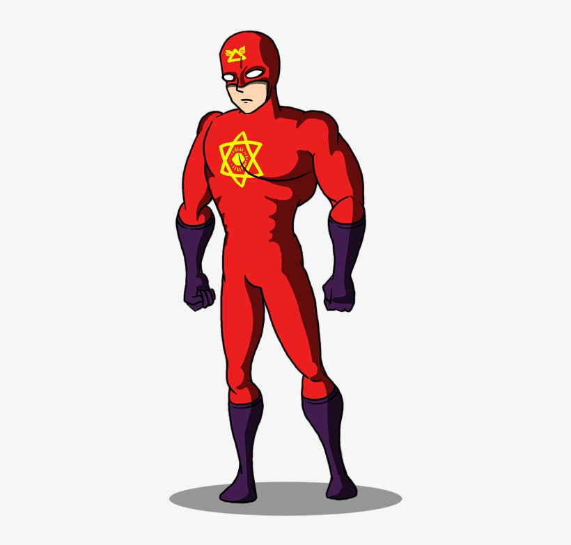 Super Hero, Wheel, Cartoon, Comic, Man, Muscle, Star - ซู เปอร์ ฮีโร่ การ์ตูน, transparent png #7790921