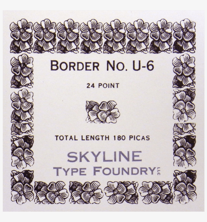 Border No - U-6 - Label, transparent png #7791004
