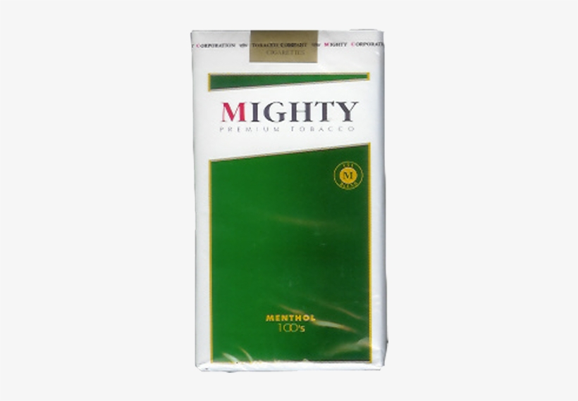 Mighty Menthol 100s Soft Pack 20s Mighty Menthol 100s - Mighty Menthol Cigarettes, transparent png #7791241