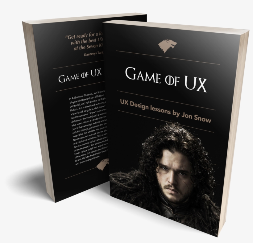 Buy Jon Snow's Book And Start Mastering Ux Design Like - Album Cover, transparent png #7791672