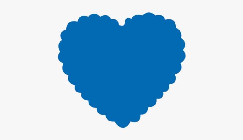 Punch Scallop Heart 2,5cm - Scallop Heart Png, transparent png #7791885