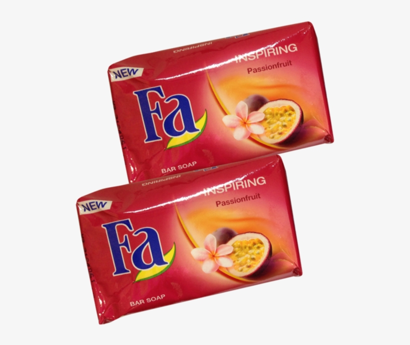 2x Fa Bar Soap Inspiring Passion Fruit 175g - Fa Body Soap In Dubai, transparent png #7791970
