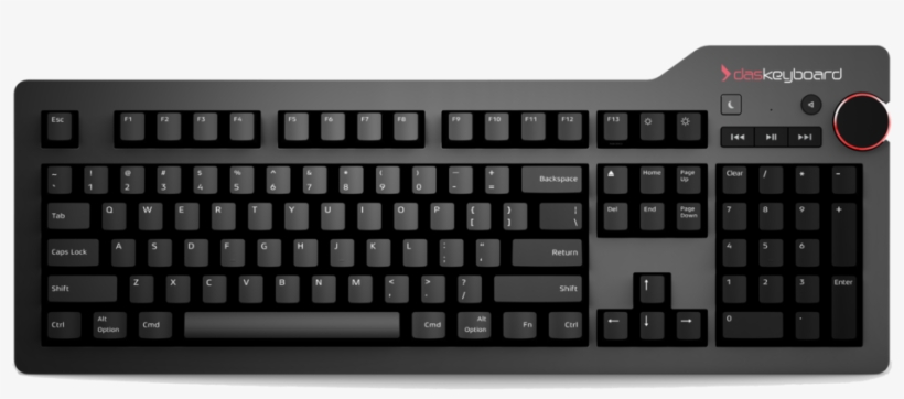 Das Keyboard 4 Professional For Mac Mechanical Keyboard - Das Keyboard 4 Professional For Mac, transparent png #7792050