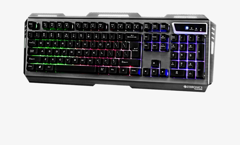 Keyboard & Mouse Combo - Zebronics Gaming Keyboard And Mouse, transparent png #7792377