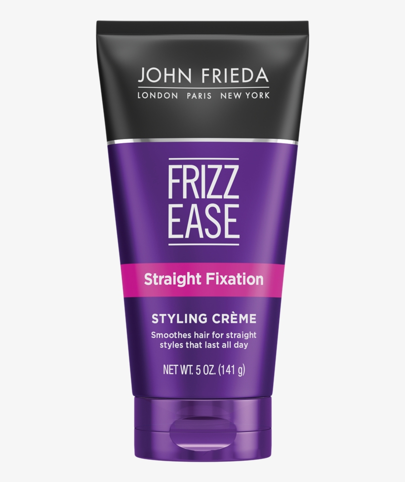 John Frieda Frizz Ease Straight Fixation Styling Crème, - John Frieda Shampoo, transparent png #7792415