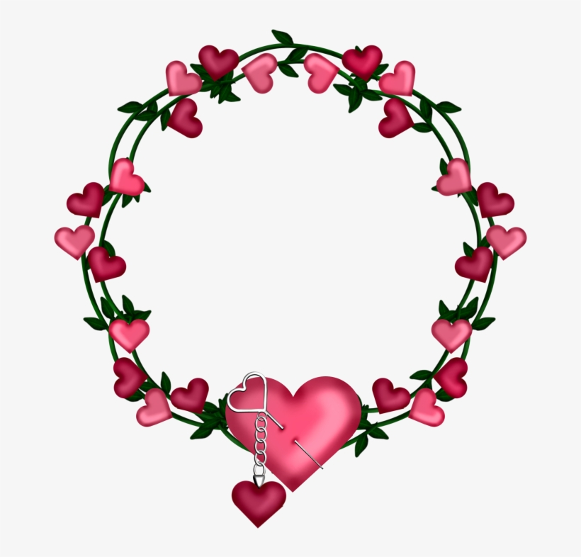 Heart Semicolon Clipart - Flowers Round Shape Png, transparent png #7792525