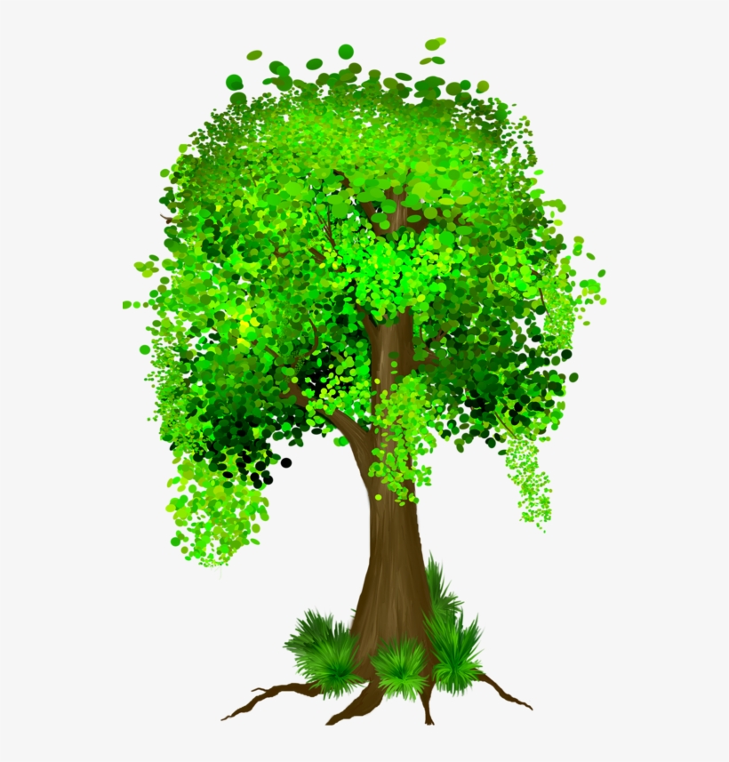 Cartoon Trees, Tree Houses, Tree Art, Trees To Plant, - Full Money Tree Clipart, transparent png #7793085