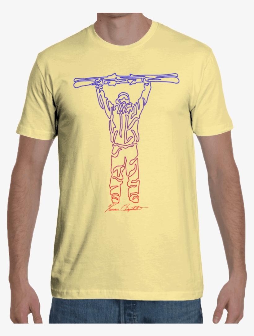 Ski's Up Reflection - T-shirt, transparent png #7794732