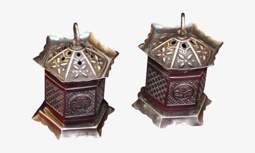Sterling Salt And Pepper Shakers Figural Vintage - Scale Model, transparent png #7795741