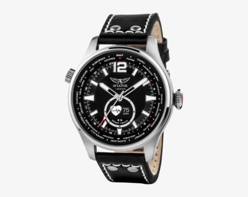 Aviator Smart Pilot Watch, transparent png #7796124
