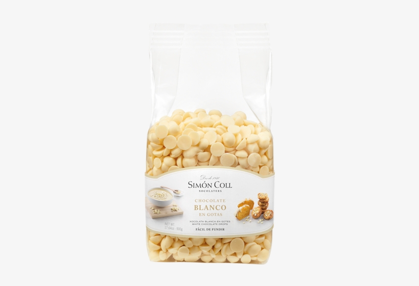 Gotas Chocolate Blanco B500g - Nut, transparent png #7796315