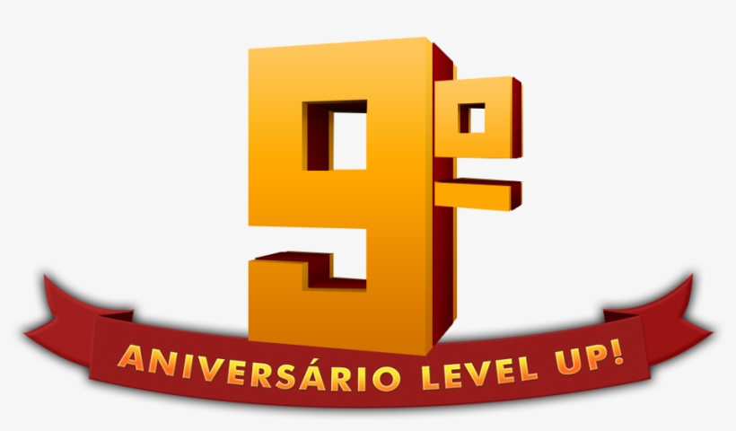 Aniversário Level Up - 9 Anos, transparent png #7796436