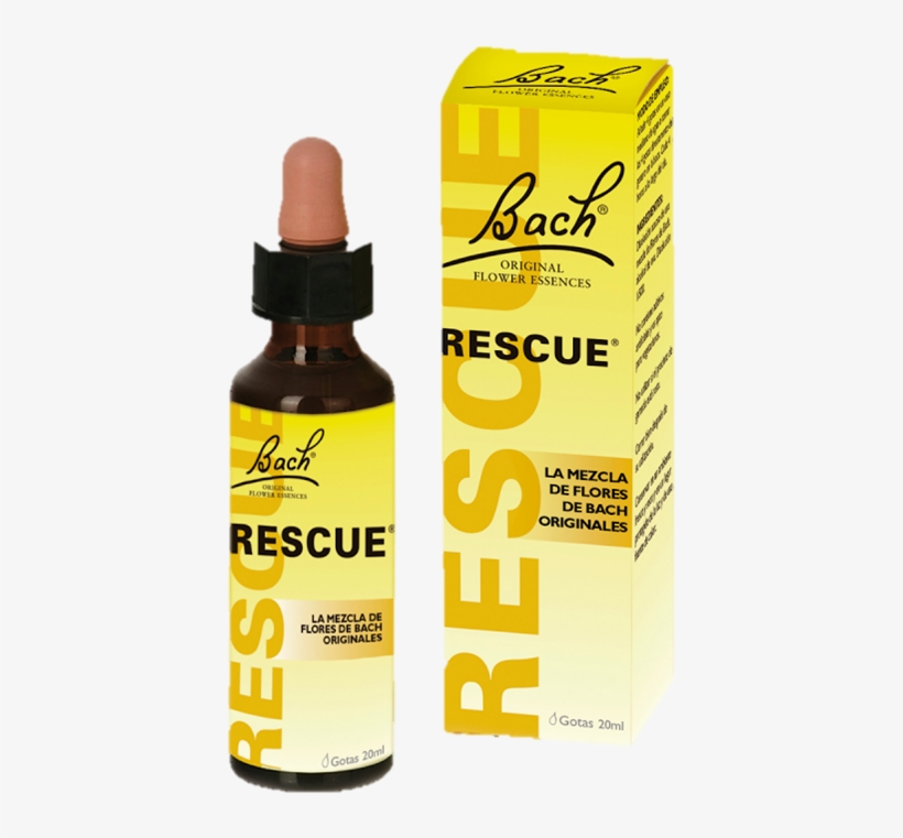 Gotas Rescue 20ml - Bach, transparent png #7796643