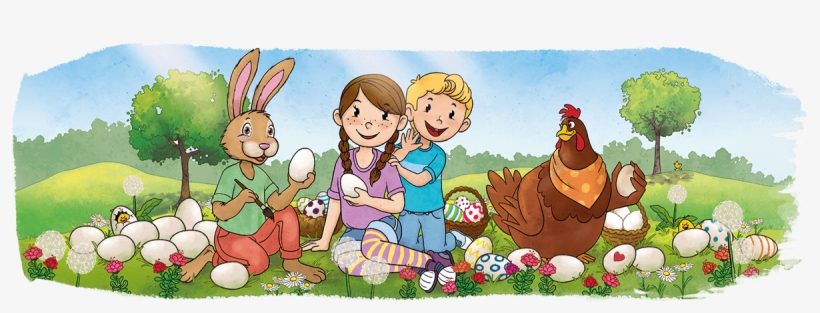 How The Easter Bunny Came To Warburg A Tale Of New - Cartoon, transparent png #7797119