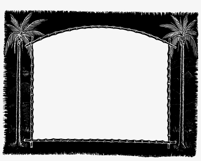 This Free Icons Png Design Of Palm Tree Frame, transparent png #7797454