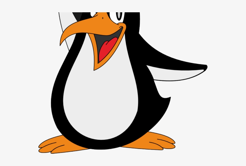Emperor Penguin Clipart Peguin - Happy Penguin Cartoon, transparent png #7797900