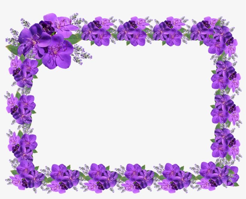 Purple Border - Moldura Lilas Em Png, transparent png #7798199