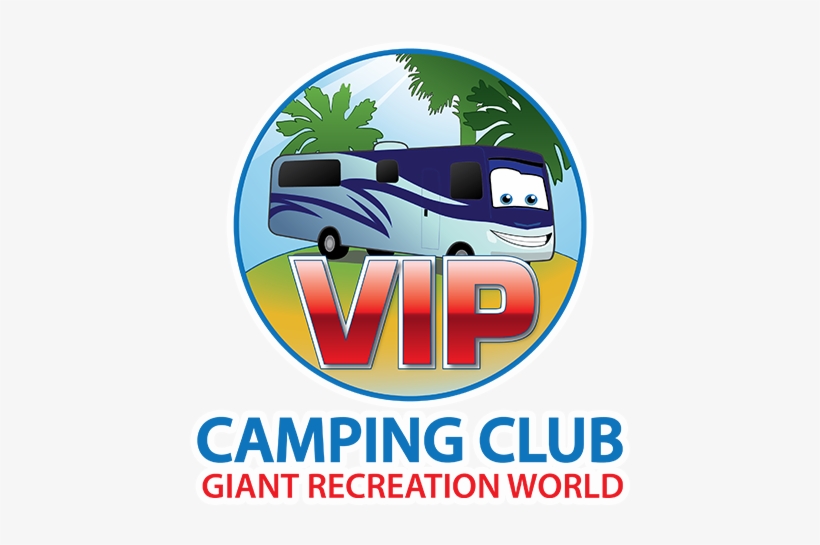 Vip Camping Club Logo - Graphic Design, transparent png #7798521