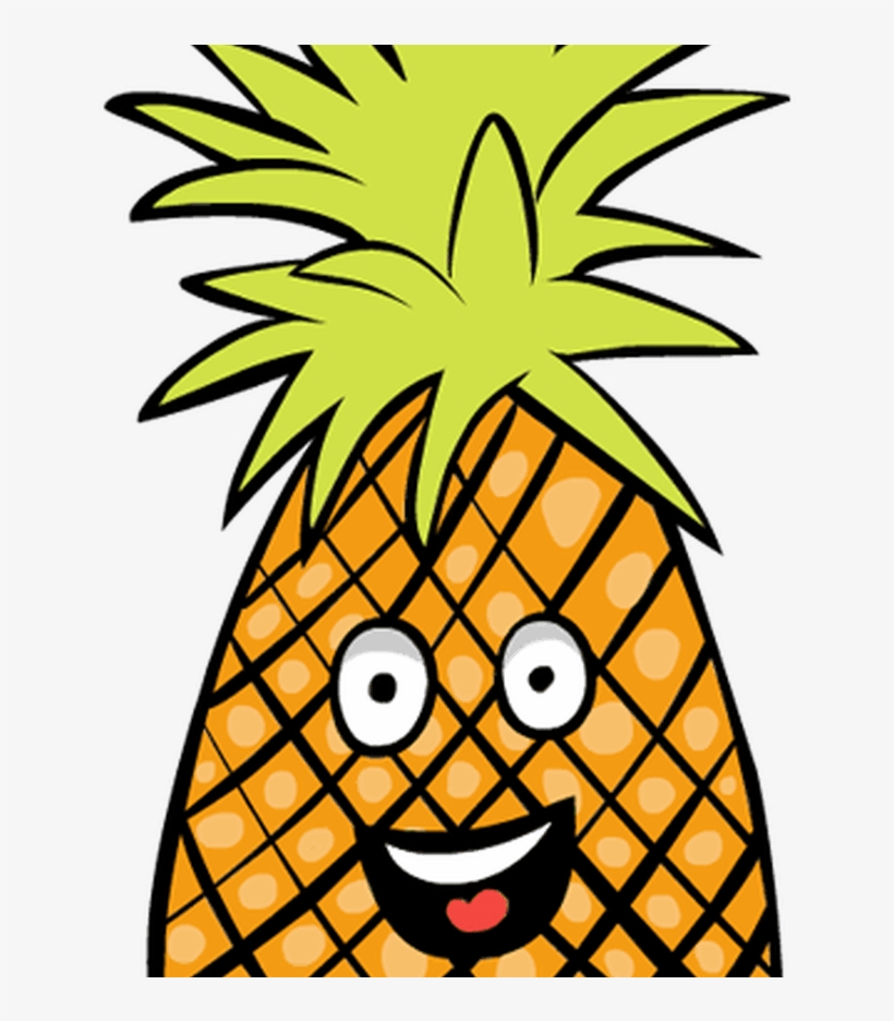 Clipart Pineapple Pineapple Fruit Clip Art - Cartoon Fruit Clipart Png, transparent png #7798952