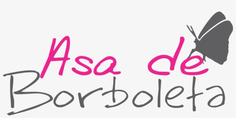 Cropped Asa De Borboleta Logo6 - Calligraphy, transparent png #7798954