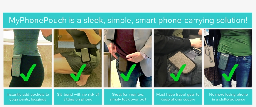 Sleek Innovative Phone Pouch Solution - Photo Caption, transparent png #7799304
