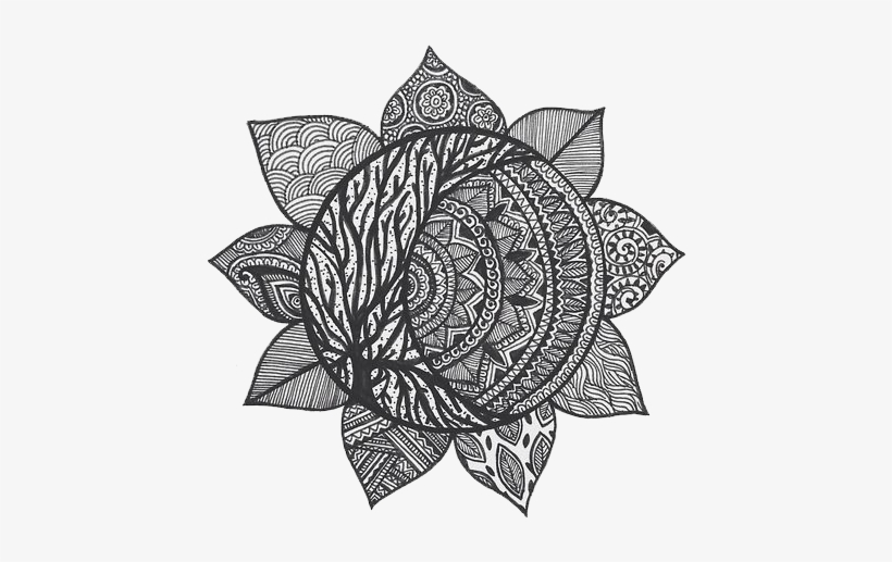 Mandala Tattoos Png Transparent Images Png All - Mandala Tattoo Png, transparent png #780363