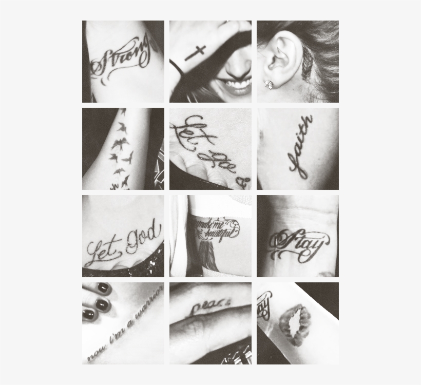 Tattoos-png - Demi Lovato Peace Tattoo, transparent png #780550