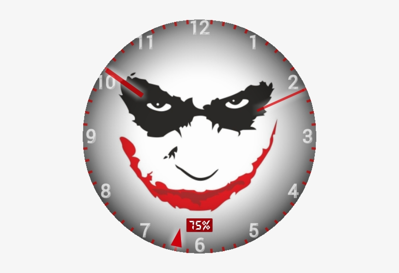 Joker Watch Face - Joker Hd Picture Download, transparent png #780572