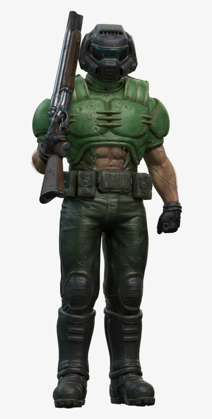 Discussionanother Doom Guy Render [updated Skin Shader] - Figurine, transparent png #780780