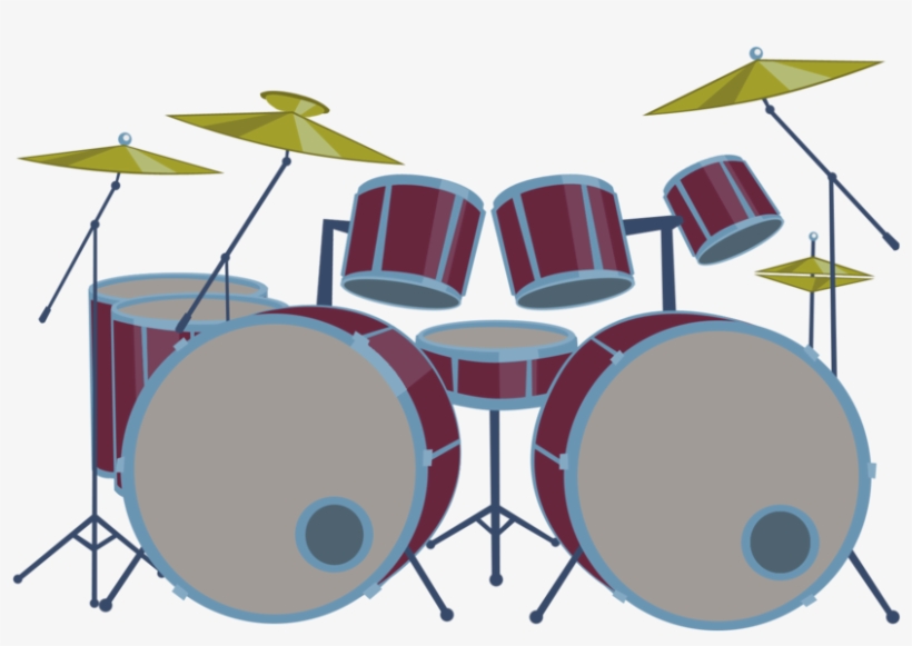 Svg Library Stock Free Drum Pictures Download Clip - Drum Set Cartoon Png, transparent png #780801
