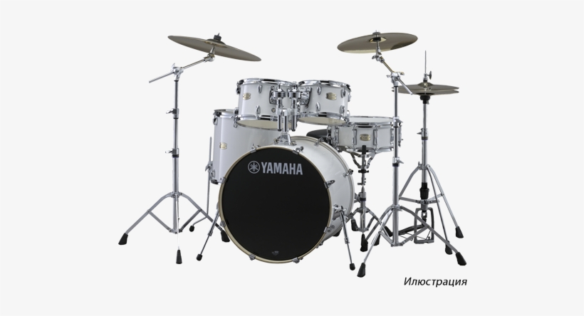 Yamaha Stage Custom Birch 5-piece Shell Pack With 20", transparent png #780831