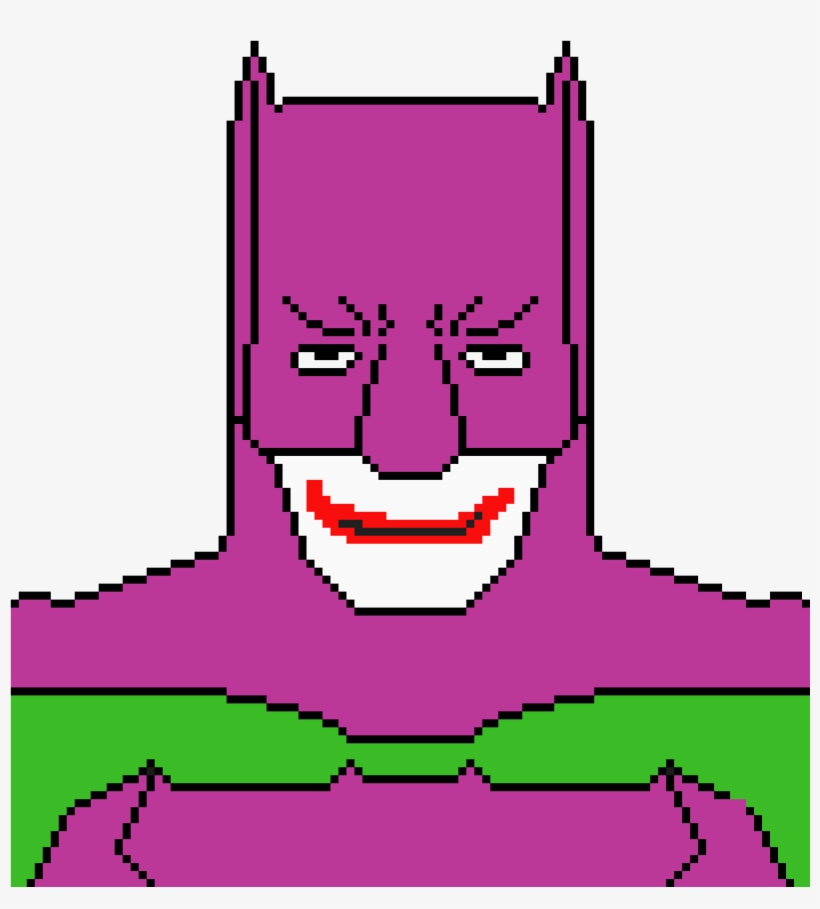 Joker Batman - Pixel Art, transparent png #780833