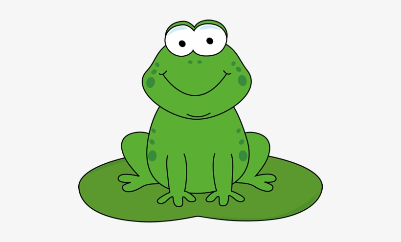 Lily Pad Clipart At - Cartoon Frog On Lily Pad, transparent png #780945