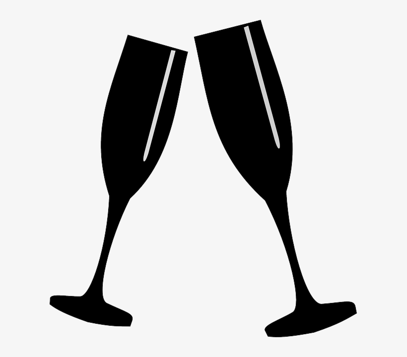 Free Vector Graphic - Champagne Glass Clipart, transparent png #781095