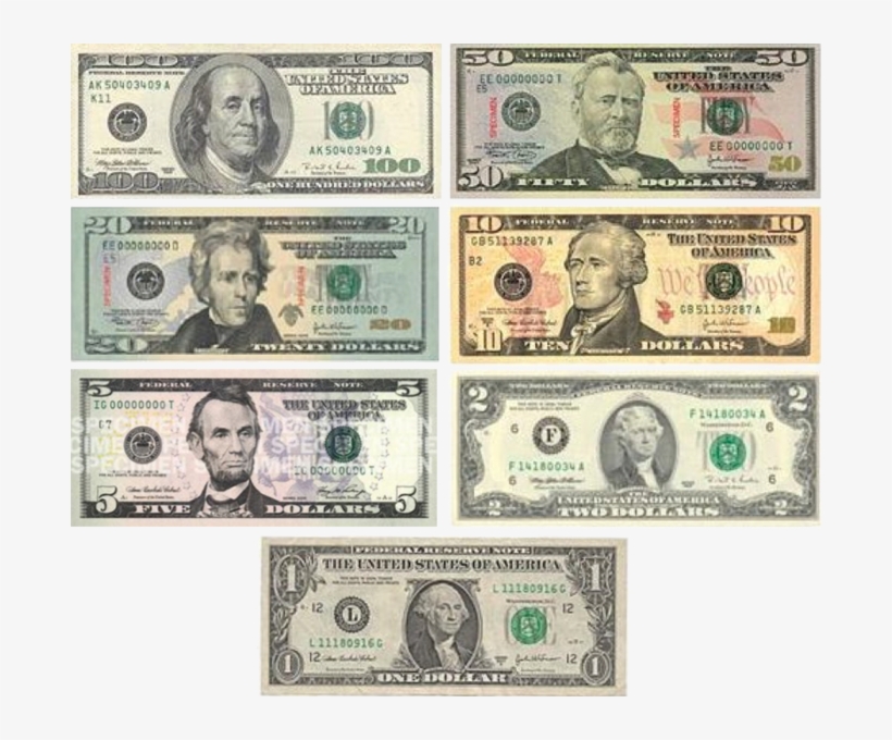 Usd Notes - Us Dollar Notes, transparent png #781275