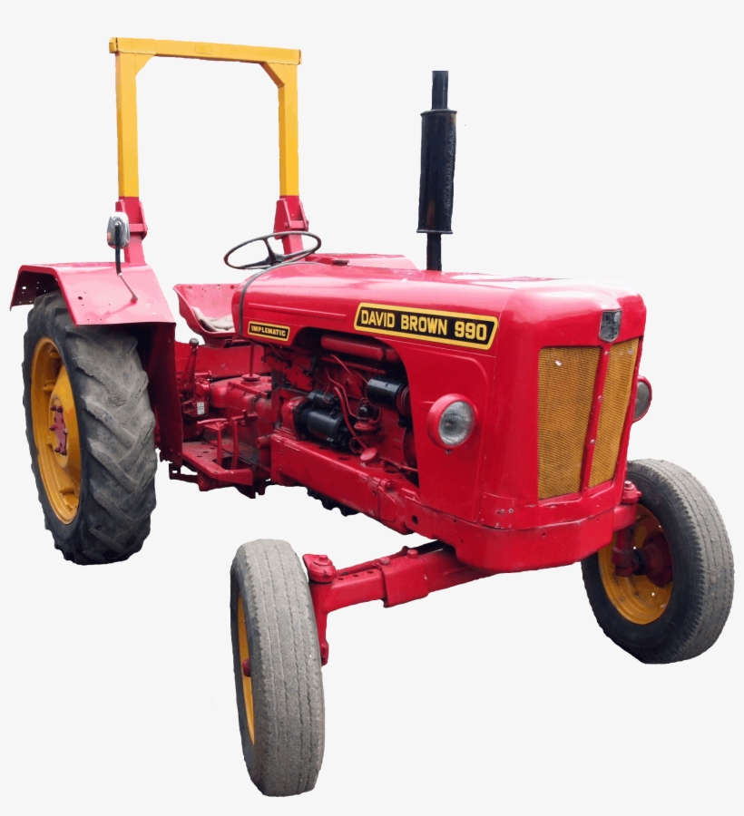 David Brown 990 Implematic Tractor - First David Brown Tractor, transparent png #781331