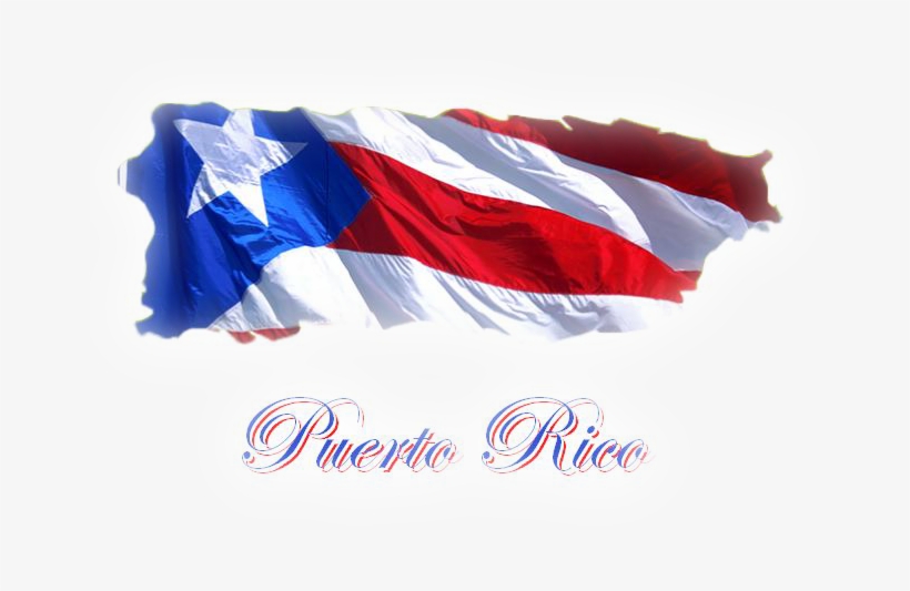 Puerto Rico Island With Flag, transparent png #781560