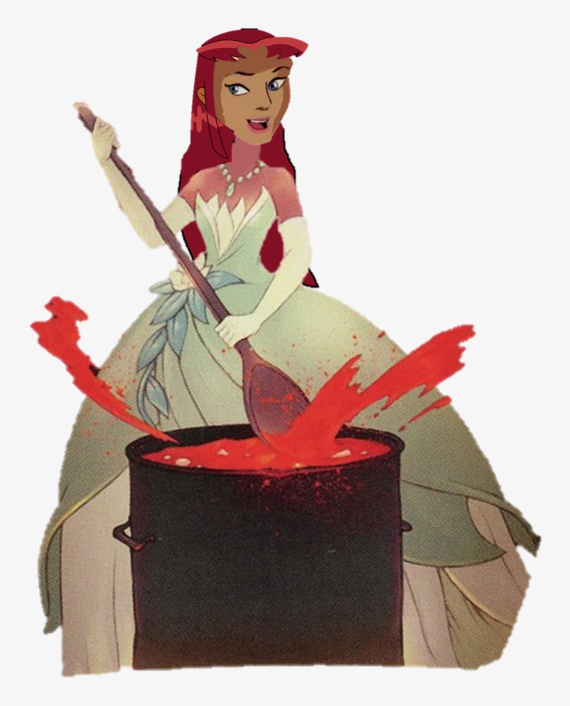 Starfire Dressed As Lily Pad Gown-0 - Spoon, transparent png #781586