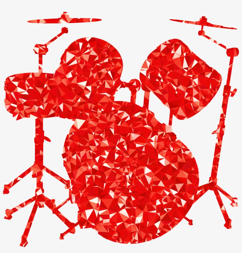 Free - Drum Set Clipart Png, transparent png #781721