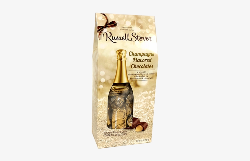 Russell Stover Milk Chocolate Champagne Miniatures - Russell Stover Candies, transparent png #781797