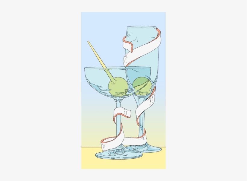 The Champagne Coupe, Or Saucer, Is Shallow And Rounded - Cartoon, transparent png #781819