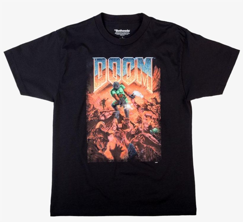 Doom Graphic Tee - T-shirt, transparent png #782086